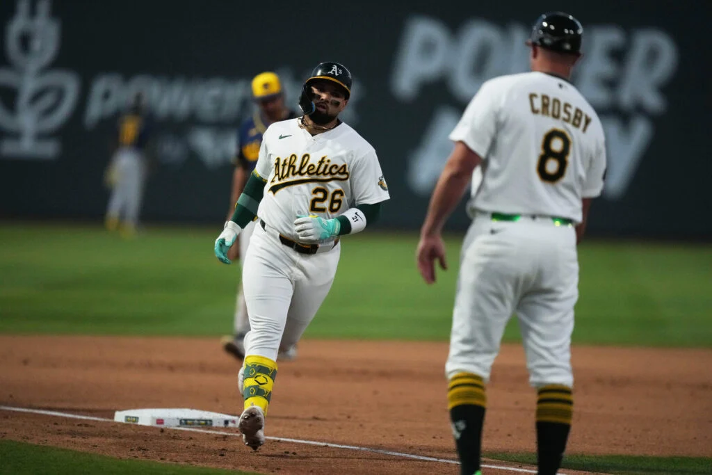 Oakland Athletics Exploring Outfield Depth to Bolster Pitching Rotation