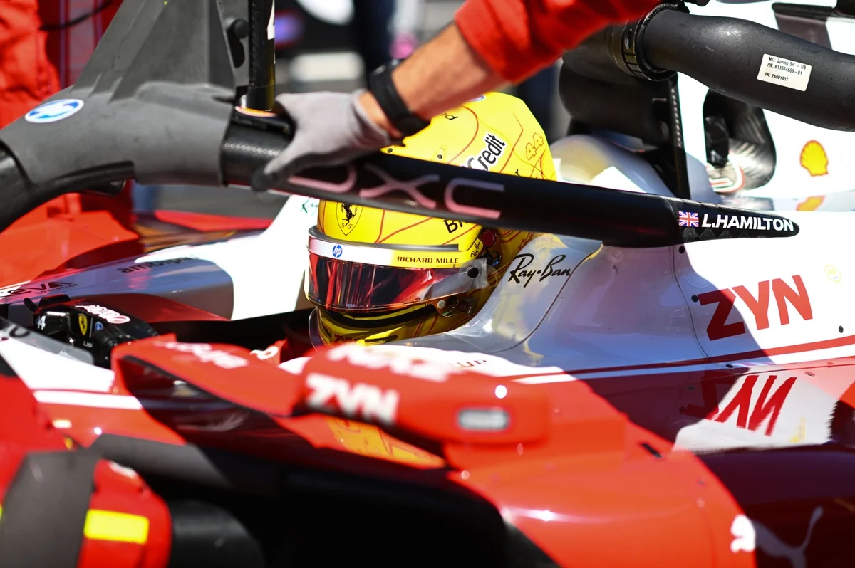 Hamilton’s Spanish GP Disappointment: Inside the Brake Failure That Ended Ferrari’s Charge in Madrid